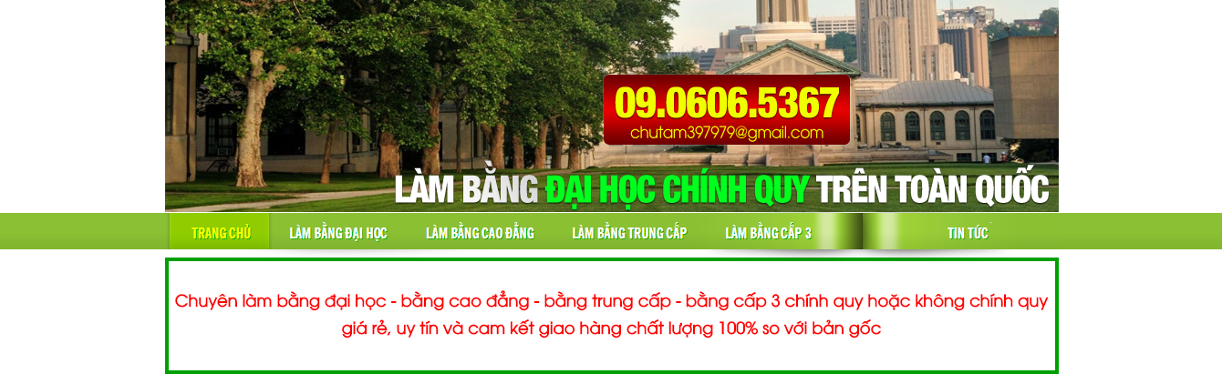 lam bang dai hoc uy tin
