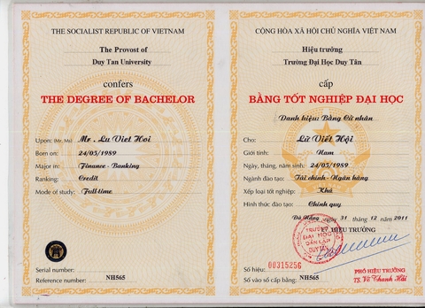 lam bang dai hoc gia re