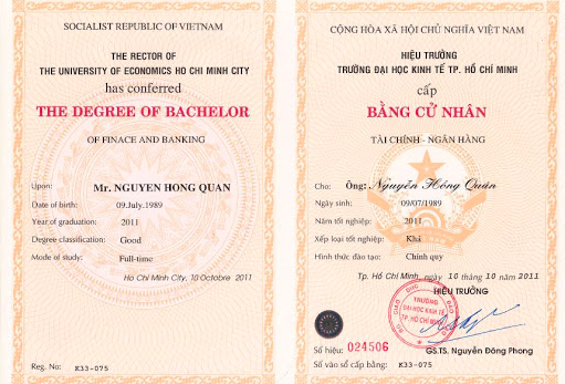 bang dai hoc tai chinh