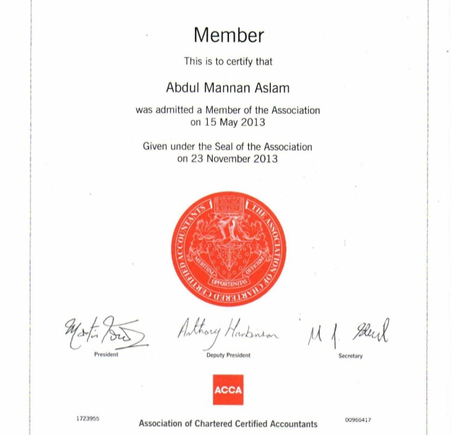 chứng chỉ kế toán