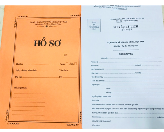 Làm hồ sơ xin việc gía rẻ