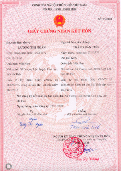 Nhận làm giấy kế hôn giả chất lượng